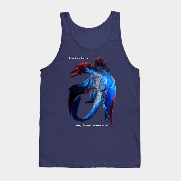 Spinosaur Dragon - Spinodragonus Tank Top by Lycoris ArtSpark